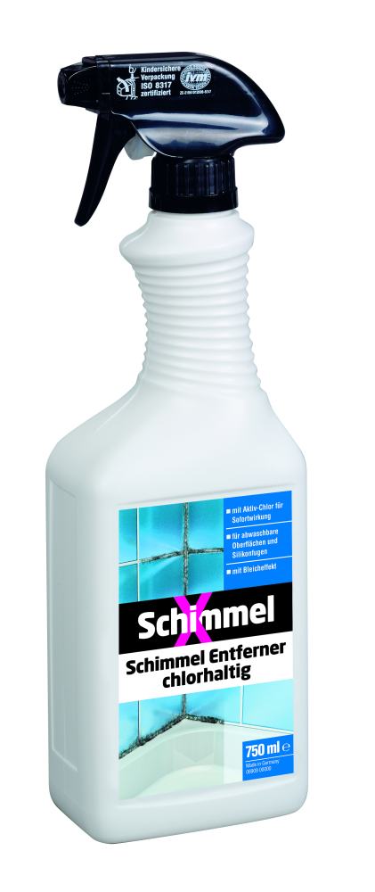 Schimmel X Schimmelentferner chlorhaltig 750 ml von Schimmel X