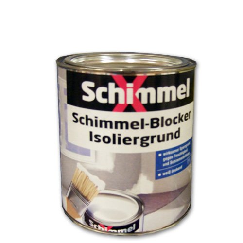 Pufas SchimmelX Schimmel-Blocker Isoliergrund weiß 750ml Sperrgrund gegen Schimmel von SchimmelX