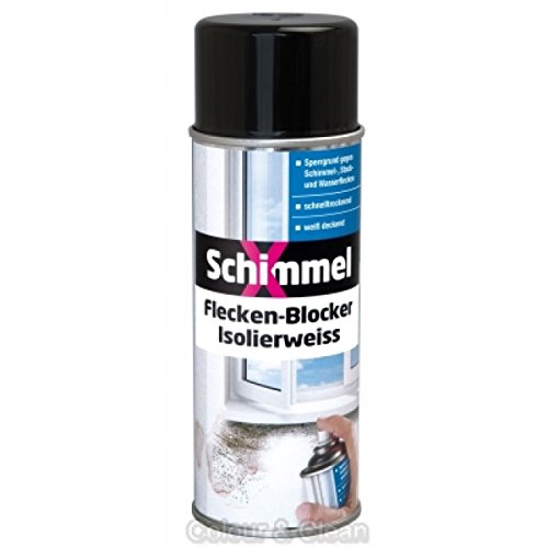 SchimmelX Flecken-Blocker Isolierweiß Spray 400ml Schimmel-Blocker Isolierspray von SchimmelX