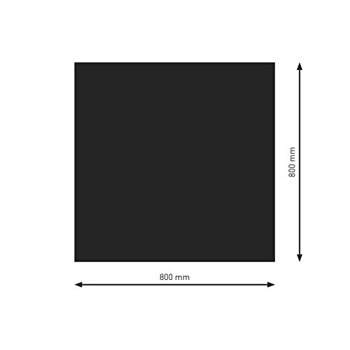 Schindler + Hofmann PU051-3B1-sw Bodenplatte B1 Rechteck/Quadrat schwarz pulverbeschichtet 800 x 800 mm von Schindler + Hofmann