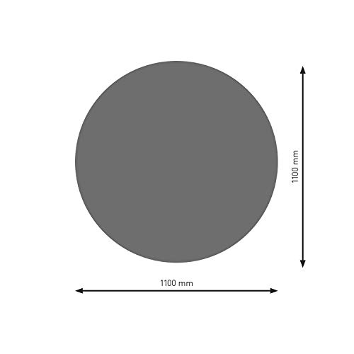 Schindler + Hofmann PU076-1B8-gg Bodenplatte B8 Kreis gussgrau pulverbeschichtet Ø 1100 mm von Schindler + Hofmann