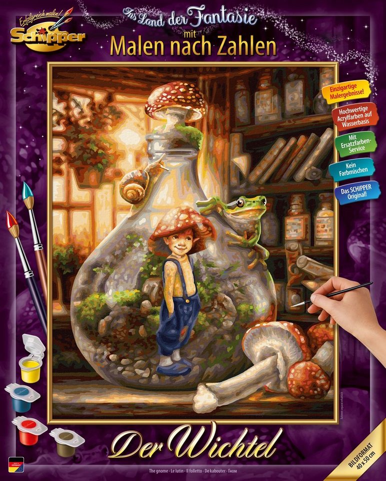 Schipper Malen nach Zahlen Meisterklasse Premium - Der Wichtel, Made in Germany Schipper Malen nach Zahlen Meisterklasse Premium - Der Wichtel, Made in Germany von Schipper