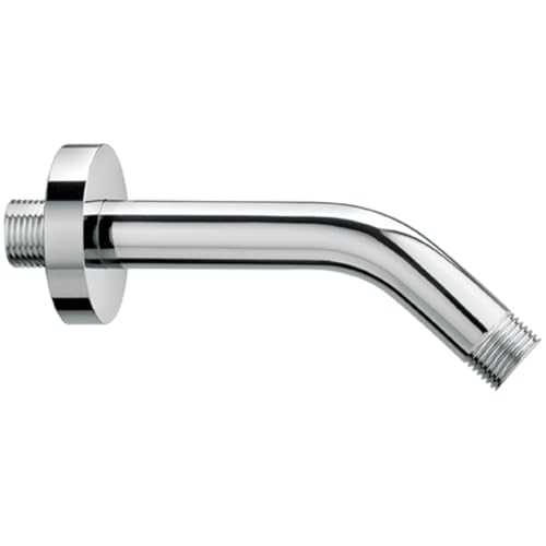 Schläfer 137200 | Brausearm 13.5cm, Geneigter Duschkopf um 45° mit Rosdachin für die Wandmontage, Universalanschlüsse 1/2 zoll, Geneigter Duscharm aus Messing Verchrom Schläfer 137200 | Brausearm 13.5cm, Geneigter Duschkopf um 45° mit Rosdachin für die Wandmontage, Universalanschlüsse 1/2 zoll, Geneigter Duscharm aus Messing Verchrom von Schläfer