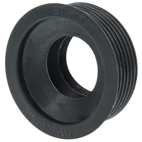 Schläfer 189812 HT-Gummi-Nippel NW30/50 Siphon-Gummimanschette für Abflussrohr Außen Ø 50 mm x Innen Ø 28-32 mm für DN50 HT Abflussrohr Innen Ø 50 mm und 1 1/4 zoll Siphon Rohr, Gumminippel Schwarz Schläfer 189812 HT-Gummi-Nippel NW30/50 Siphon-Gummimanschette für Abflussrohr Außen Ø 50 mm x Innen Ø 28-32 mm für DN50 HT Abflussrohr Innen Ø 50 mm und 1 1/4 zoll Siphon Rohr, Gumminippel Schwarz von Schläfer