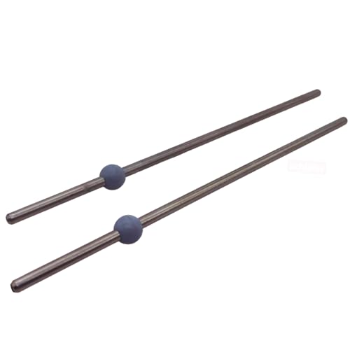 Schläfer 405510 | 2 Stück Exzenterstange mit Kugel Universal Durchmesser 5 x 200 mm aus Edelstahl für Ablaufgarnitur Siphon Waschbecken Pop-Up Ablaufgarnitur 1" und 1 1/4" mit Ablaufstopfen von Schläfer