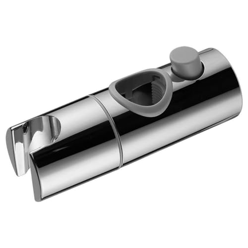 Schläfer | 8126025 - Handbrausehalter Gleiter Schieber Universal Brausehalter für Wandstange 25 mm, Gleitschieber Brausehalter für Duschstange, Kunststoff Verchromt, Chrom von Schläfer