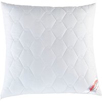 Schlaf-Gut Microfaserkissen "TENCEL™", Füllung: versteppt mit Lyocell & Polyester und Faserbällchen aus Polyester, Bezug: Microfaser-Feinbatist, (1 St.), Feuchtigkeitsmanagement von Schlaf-Gut