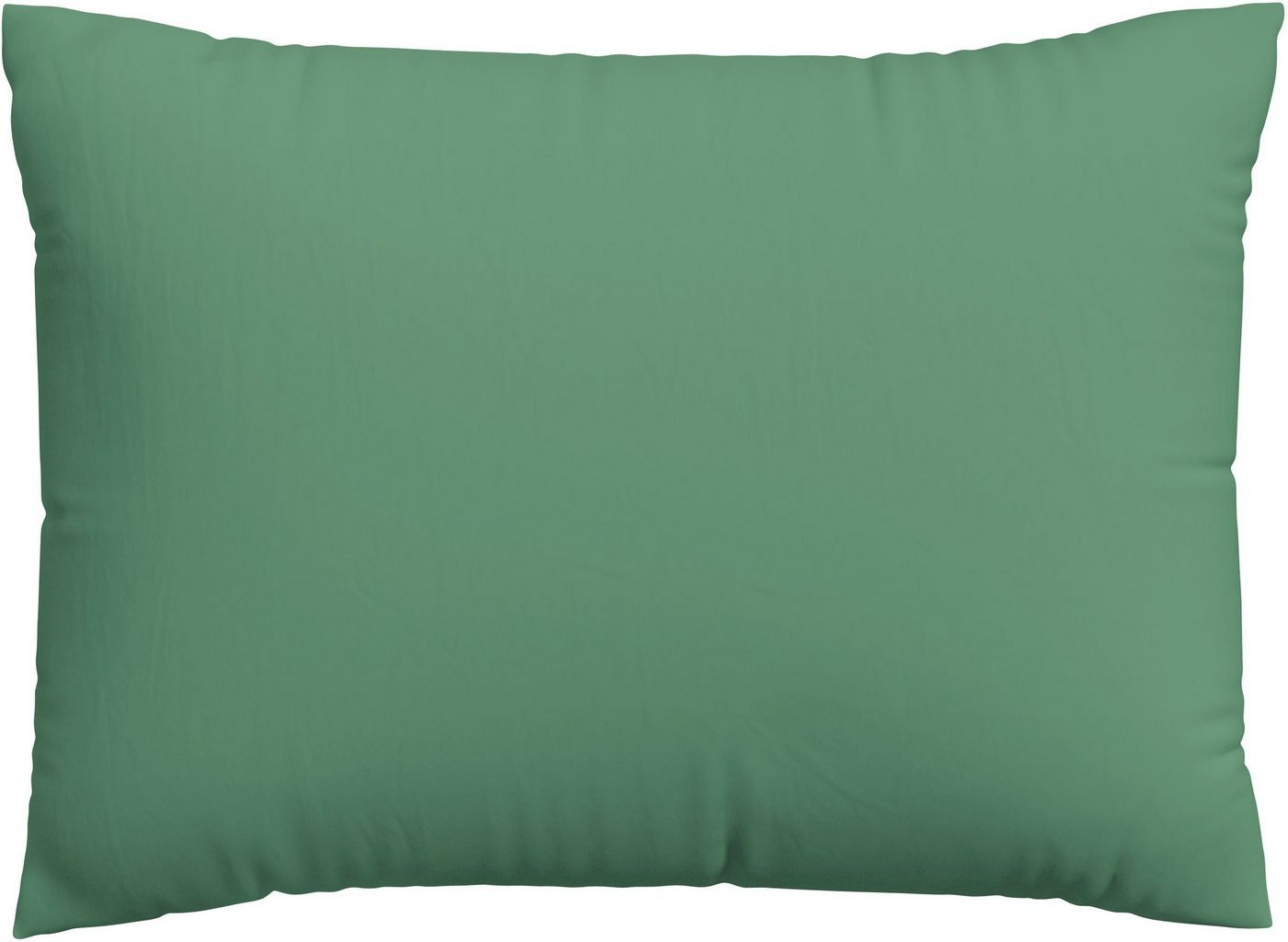 Kissenbezug Woven Satin aus Mako-Baumwolle, langlebig, pflegeleicht, dicht gewebt, Schlafgut (1 Stück), Kissenhülle mit Reißverschluss, passender Bettbezug erhältlich von Schlafgut