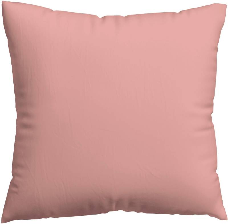 Schlafgut Kissenbezug Woven Satin aus Mako-Baumwolle, langlebig, pflegeleicht, dicht gewebt, (1 Stück), Kissenhülle mit Reißverschluss, passender Bettbezug erhältlich von Schlafgut