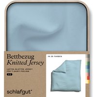 Schlafgut Bettbezug "Knitted Jersey uni, aus Bio-Baumwolle mit Elasthan, Reißverschluss", (1 St.) von Schlafgut