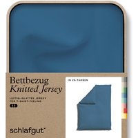 Schlafgut Bettbezug "Knitted Jersey uni, aus Bio-Baumwolle mit Elasthan, Reißverschluss" bügelfrei, Mix & Match Bettwäsche: passender Kissenbezug erhältlich von Schlafgut