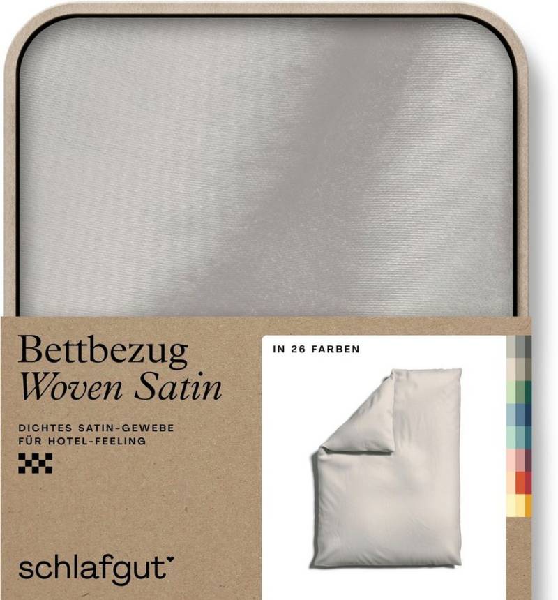 Schlafgut Bettbezug Woven Satin, (1 St), besonders dicht gewebt, Mix & Match: passender Kissenbezug erhältlich von Schlafgut