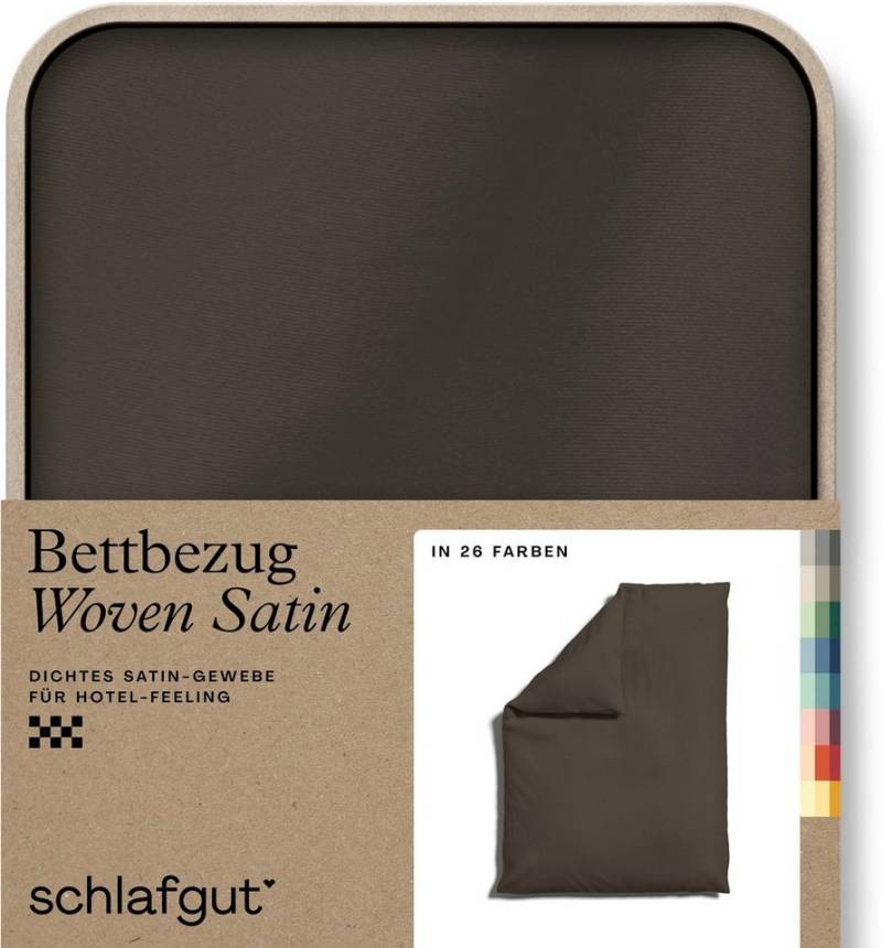 Schlafgut Bettbezug Woven Satin, (1 St), besonders dicht gewebt, Mix & Match: passender Kissenbezug erhältlich von Schlafgut