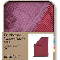 Schlafgut Bettbezug "Woven Satin Fade mit feinen Streifen", (1 St.), mit Farbverlauf, Mix & Match: passender Kissenbezug erhältlich von Schlafgut