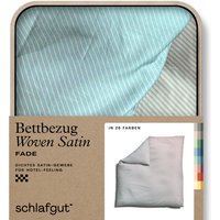 Schlafgut Bettbezug "Woven Satin Fade mit feinen Streifen", (1 St.), mit Farbverlauf, Mix & Match: passender Kissenbezug erhältlich von Schlafgut
