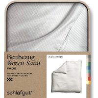 Schlafgut Bettbezug "Woven Satin Fade mit feinen Streifen" mit Farbverlauf, Mix & Match: passender Kissenbezug erhältlich von Schlafgut