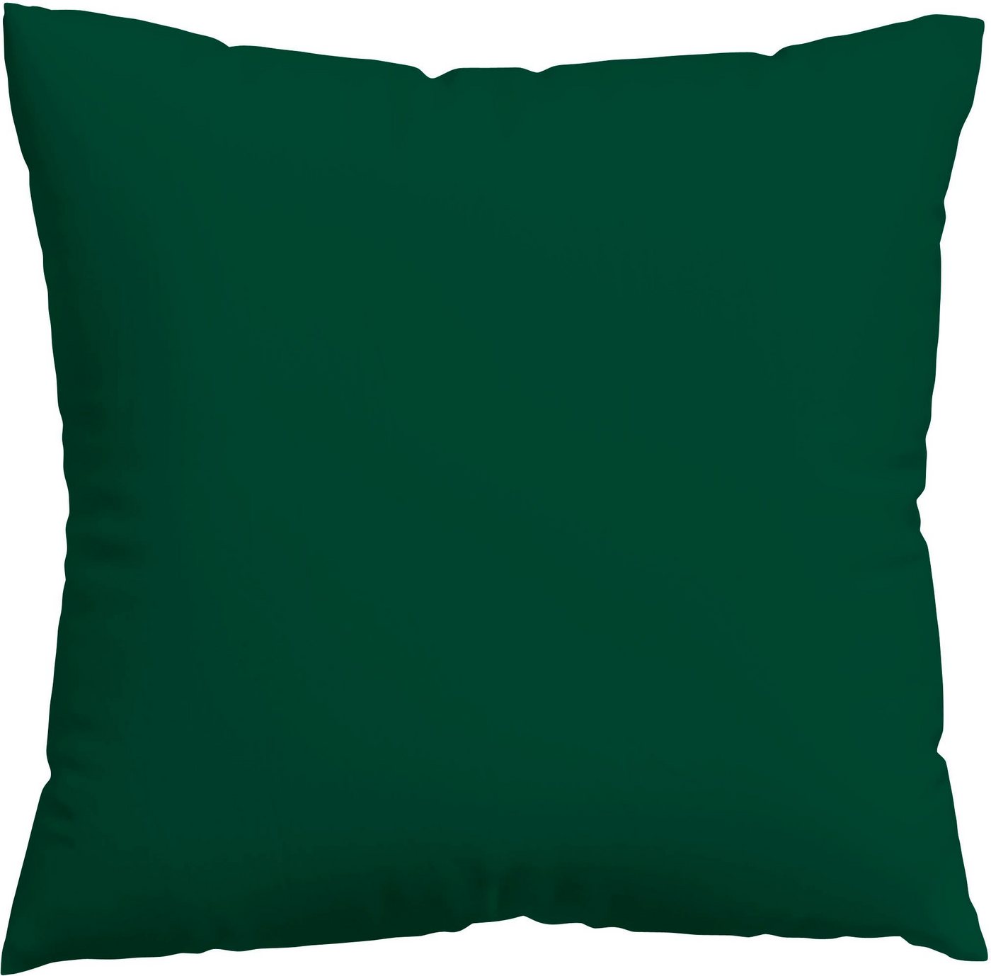 Schlafgut Kissenbezug Knitted Jersey aus Bio-Baumwolle mit Elasthan, bügelfrei, (1 Stück), besonders fein gestrickt, Kissenhülle mit farbigem Reißverschluss von Schlafgut