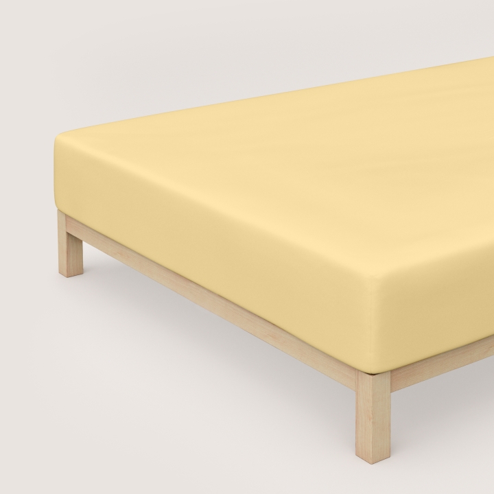 Schlafgut Pure Boxspring Spannbettlaken ca. 140x200-160x220cm in Farbe Yellow Mid Schlafgut Pure Boxspring Spannbettlaken ca. 140x200-160x220cm in Farbe Yellow Mid von Schlafgut