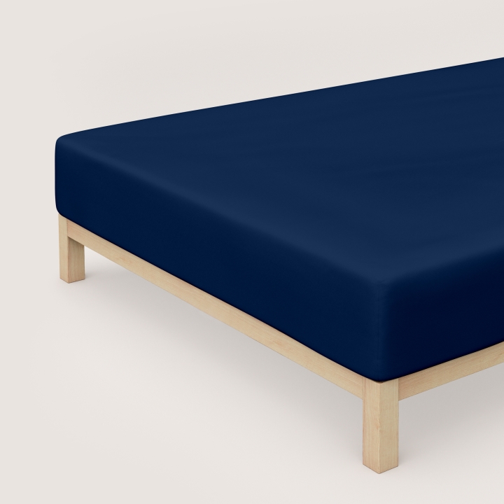 Schlafgut Pure Boxspring Spannbettlaken ca. 180x200-200x220cm in Farbe Blue Deep Schlafgut Pure Boxspring Spannbettlaken ca. 180x200-200x220cm in Farbe Blue Deep von Schlafgut