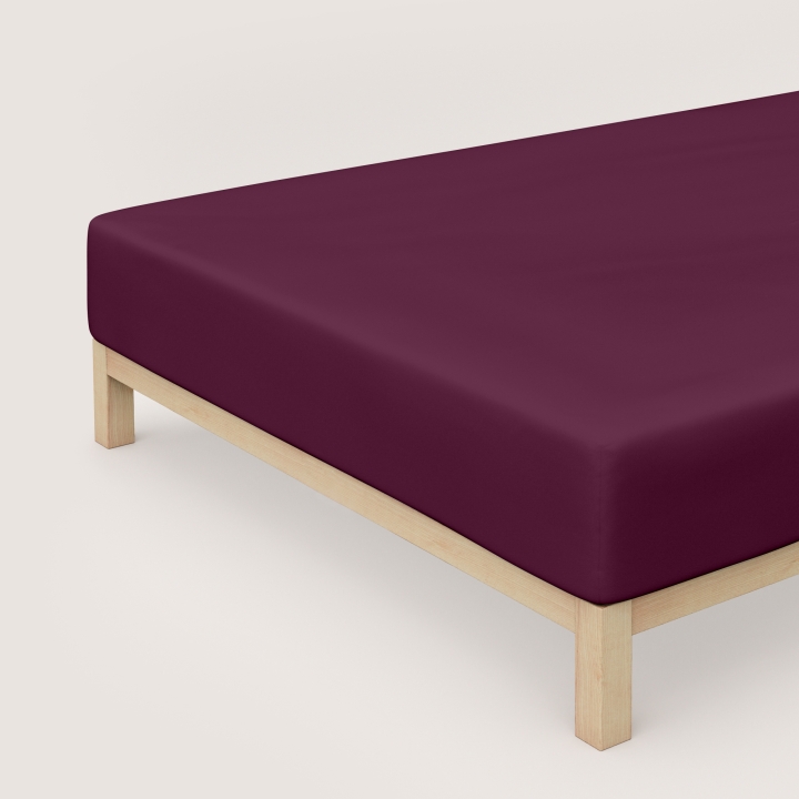 Schlafgut Pure Boxspring Spannbettlaken ca. 180x200-200x220cm in Farbe Purple Deep Schlafgut Pure Boxspring Spannbettlaken ca. 180x200-200x220cm in Farbe Purple Deep von Schlafgut