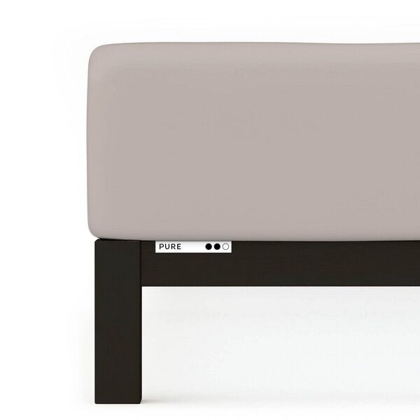 Schlafgut Boxspring Spannbettlaken Pure 95% Biobaumwolle, 5% Elasthan - Matratzenhöhe bis 40cm von Schlafgut