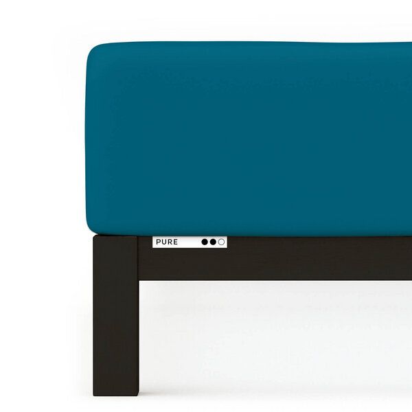 Schlafgut Boxspring Spannbettlaken Pure 95% Biobaumwolle, 5% Elasthan - Matratzenhöhe bis 40cm von Schlafgut