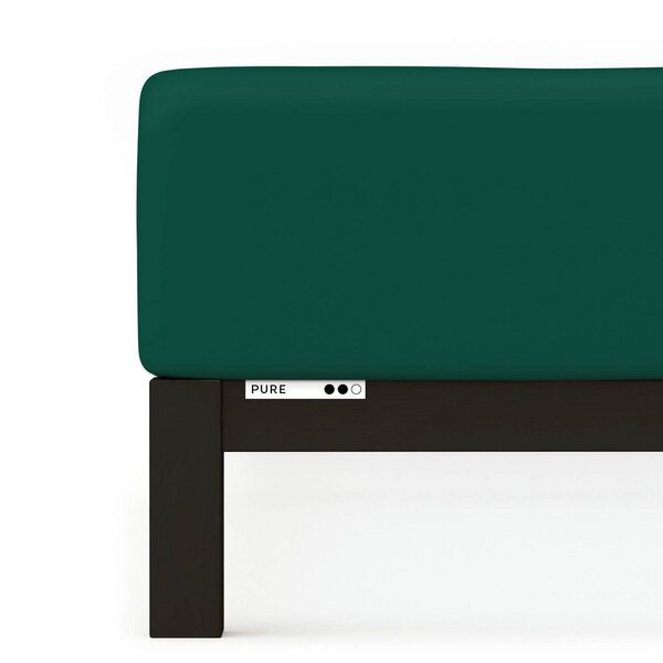 Schlafgut Boxspring Spannbettlaken Pure 95% Biobaumwolle, 5% Elasthan - Matratzenhöhe bis 40cm von Schlafgut