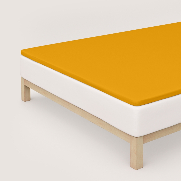 Schlafgut Pure Topper Spannbettlaken ca. 120x200-130x220cm in Farbe Yellow Deep Schlafgut Pure Topper Spannbettlaken ca. 120x200-130x220cm in Farbe Yellow Deep von Schlafgut