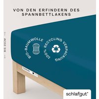 Schlafgut Spannbettlaken "CASUAL u.a. in Gr. 90x200, 140x200 oder 180x200 cm, 100% Bio-Baumwolle" von Schlafgut