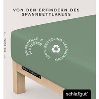Schlafgut Spannbettlaken "Cool Contact" 100% gekämmte Mikrofaser von Schlafgut