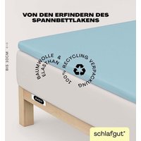 Schlafgut Spannbettlaken "EASY Jersey Elasthan Topper" MADE IN GREEN by OEKO-TEX von Schlafgut