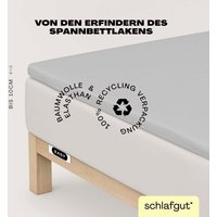 Schlafgut Spannbettlaken "EASY Jersey Elasthan Topper" MADE IN GREEN by OEKO-TEX von Schlafgut