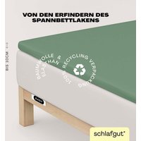 Schlafgut Spannbettlaken "EASY Jersey Elasthan Topper" MADE IN GREEN by OEKO-TEX von Schlafgut