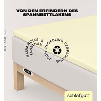 Schlafgut Spannbettlaken "EASY Jersey Elasthan Topper" MADE IN GREEN by OEKO-TEX von Schlafgut