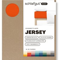 Schlafgut Spannbettlaken "EASY aus 100% Baumwolle, weich & saugfähig, Marken-Bettlaken", für Matratzen bis 22 cm Höhe, in 90x200, 140x200 oder 180x200 cm von Schlafgut
