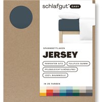 Schlafgut Spannbettlaken "EASY aus 100% Baumwolle, weich & saugfähig, Marken-Bettlaken", für Matratzen bis 22 cm Höhe, in 90x200, 140x200 oder 180x200 cm von Schlafgut