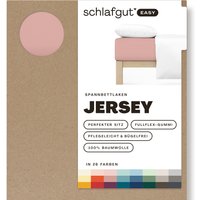 Schlafgut Spannbettlaken "EASY aus 100% Baumwolle, weich & saugfähig, Marken-Bettlaken", für Matratzen bis 22 cm Höhe, in 90x200, 140x200 oder 180x200 cm von Schlafgut