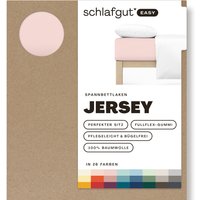 Schlafgut Spannbettlaken "EASY aus 100% Baumwolle, weich & saugfähig, Marken-Bettlaken", für Matratzen bis 22 cm Höhe, in 90x200, 140x200 oder 180x200 cm von Schlafgut