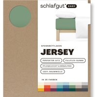 Schlafgut Spannbettlaken "EASY aus 100% Baumwolle, weich & saugfähig, Marken-Bettlaken", für Matratzen bis 22 cm Höhe, in 90x200, 140x200 oder 180x200 cm von Schlafgut
