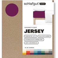 Schlafgut Spannbettlaken "EASY aus 100% Baumwolle, weich & saugfähig, Marken-Bettlaken", für Matratzen bis 22 cm Höhe, in 90x200, 140x200 oder 180x200 cm von Schlafgut