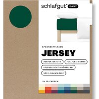 Schlafgut Spannbettlaken "EASY aus 100% Baumwolle, weich & saugfähig, Marken-Bettlaken", für Matratzen bis 22 cm Höhe, in 90x200, 140x200 oder 180x200 cm von Schlafgut
