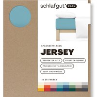 Schlafgut Spannbettlaken "EASY aus 100% Baumwolle, weich & saugfähig, Marken-Bettlaken" für Matratzen bis 22 cm Höhe, in 90x200, 140x200 oder 180x200 cm Schlafgut Spannbettlaken "EASY aus 100% Baumwolle, weich & saugfähig, Marken-Bettlaken" für Matratzen bis 22 cm Höhe, in 90x200, 140x200 oder 180x200 cm von Schlafgut