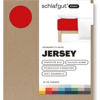 Schlafgut Spannbettlaken "EASY aus 100% Baumwolle, weich & saugfähig, Marken-Bettlaken" für Matratzen bis 22 cm Höhe, in 90x200, 140x200 oder 180x200 cm von Schlafgut
