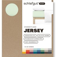 Schlafgut Spannbettlaken "EASY aus 100% Baumwolle, weich & saugfähig, Marken-Bettlaken" für Matratzen bis 22 cm Höhe, in 90x200, 140x200 oder 180x200 cm von Schlafgut