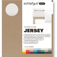 Schlafgut Spannbettlaken "EASY aus 100% Baumwolle, weich & saugfähig, Marken-Bettlaken" für Matratzen bis 22 cm Höhe, in 90x200, 140x200 oder 180x200 cm Schlafgut Spannbettlaken "EASY aus 100% Baumwolle, weich & saugfähig, Marken-Bettlaken" für Matratzen bis 22 cm Höhe, in 90x200, 140x200 oder 180x200 cm von Schlafgut