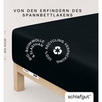 Schlafgut Spannbettlaken "PURE BOXSPRING in Gr. 90x200, 140x200 oder 180x200, für Boxspringbett" aus Bio-Baumwolle, für Matratzen bis 40 cm Höhe, Bettlaken Schlafgut Spannbettlaken "PURE BOXSPRING in Gr. 90x200, 140x200 oder 180x200, für Boxspringbett" aus Bio-Baumwolle, für Matratzen bis 40 cm Höhe, Bettlaken von Schlafgut