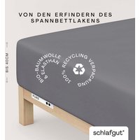 Schlafgut Spannbettlaken "PURE BOXSPRING in Gr. 90x200, 140x200 oder 180x200, für Boxspringbett" aus Bio-Baumwolle, für Matratzen bis 40 cm Höhe, Bettlaken Schlafgut Spannbettlaken "PURE BOXSPRING in Gr. 90x200, 140x200 oder 180x200, für Boxspringbett" aus Bio-Baumwolle, für Matratzen bis 40 cm Höhe, Bettlaken von Schlafgut