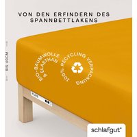 Schlafgut Spannbettlaken "PURE BOXSPRING in Gr. 90x200, 140x200 oder 180x200, für Boxspringbett" aus Bio-Baumwolle, für Matratzen bis 40 cm Höhe, Bettlaken Schlafgut Spannbettlaken "PURE BOXSPRING in Gr. 90x200, 140x200 oder 180x200, für Boxspringbett" aus Bio-Baumwolle, für Matratzen bis 40 cm Höhe, Bettlaken von Schlafgut