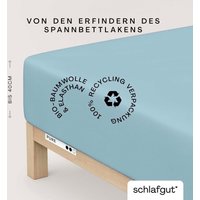 Schlafgut Spannbettlaken "PURE BOXSPRING in Gr. 90x200, 140x200 oder 180x200, für Boxspringbett" aus Bio-Baumwolle, für Matratzen bis 40 cm Höhe, Bettlaken Schlafgut Spannbettlaken "PURE BOXSPRING in Gr. 90x200, 140x200 oder 180x200, für Boxspringbett" aus Bio-Baumwolle, für Matratzen bis 40 cm Höhe, Bettlaken von Schlafgut