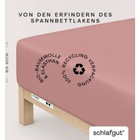 Schlafgut Spannbettlaken "PURE BOXSPRING in Gr. 90x200, 140x200 oder 180x200, für Boxspringbett" aus Bio-Baumwolle, für Matratzen bis 40 cm Höhe, Bettlaken Schlafgut Spannbettlaken "PURE BOXSPRING in Gr. 90x200, 140x200 oder 180x200, für Boxspringbett" aus Bio-Baumwolle, für Matratzen bis 40 cm Höhe, Bettlaken von Schlafgut